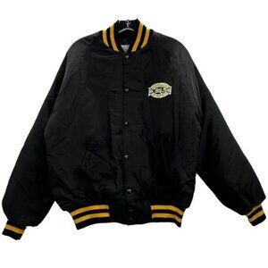 BG Performance Motor Sports M Vintage Bomber Varsity Jacket Shack Coat 80's NWOT